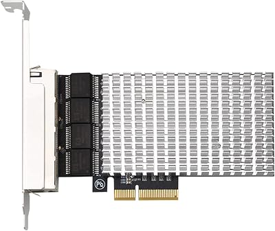Gathukila 4 Port 2.5Gbps Gigabit Ethernet Network Card PCI-e Adapter RTL8125BG