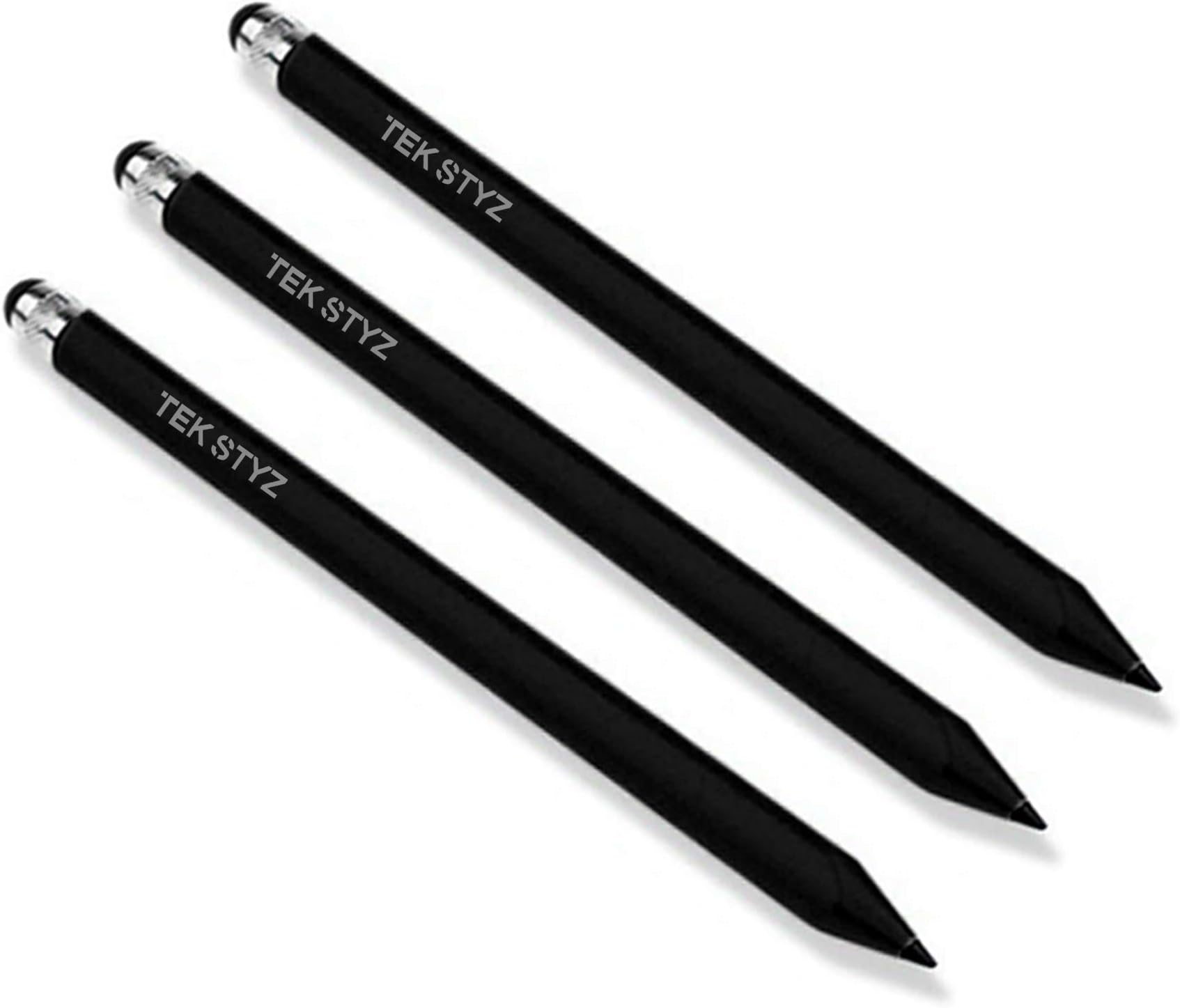 Tek Styz PRO Stylus for vivo iQOO 3 5G High Accuracy Sensitive in Compact Form for Touch Screens [3 Pack-Black]
