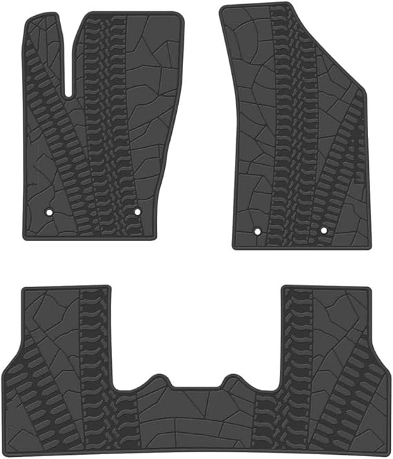 L&U All Weather Car Floor Mats for Jeep Compass 2017 2018 2019 2020