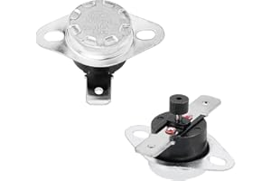 Fielect KSD301 Thermostat Temperature Control Switch,Adjust Snap Disc Temperature Switch 110°C Normally Closed 2 Pcs