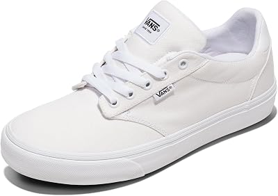 Atwood Deluxe-Schuh für Herren, modische Low-Top-Sneaker für Arbeit, Wandern und Freizeit, Prem T&l White/White, 41 EU