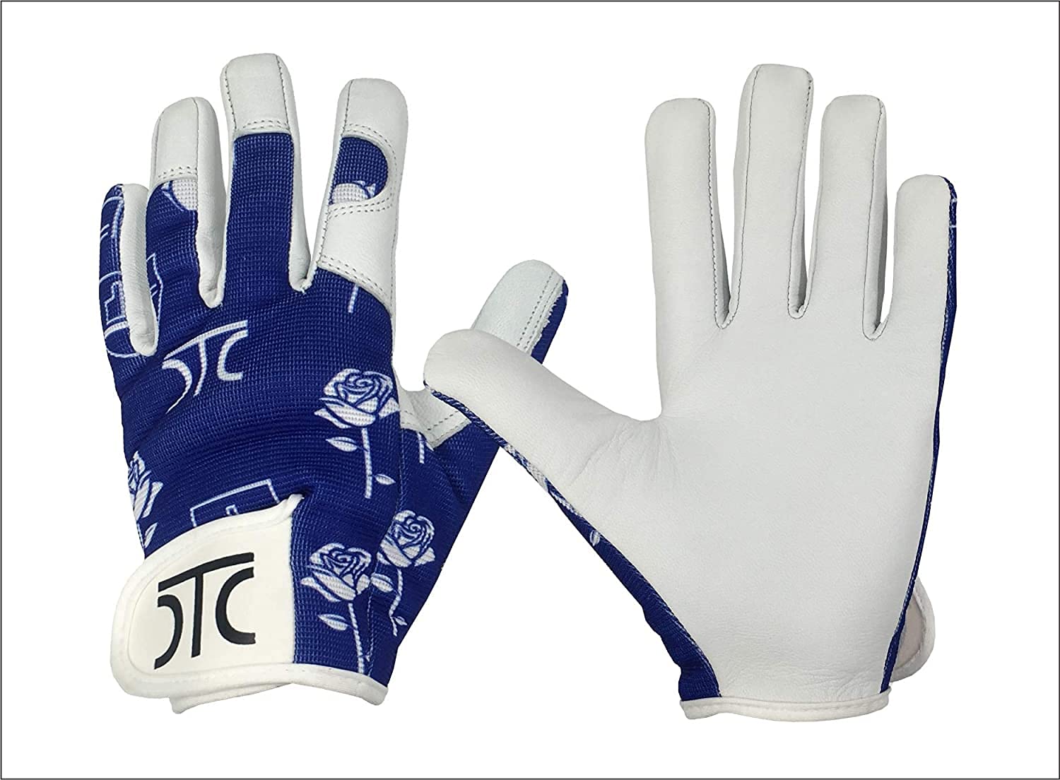 D.C.T Real Leather Goat Skin working gloves (X-Large, Blue)