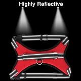FYY No Pull Dog Harness Reflective Adjustable Vest with Handle L Red view 5