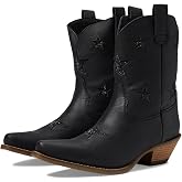 Dingo Star Struck Shortie Women's Almond Toe Western Boots DI582-WHITE