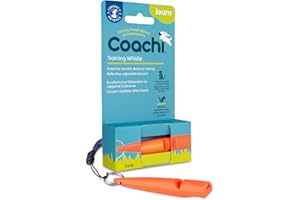 Coachi Training Whistle, Ideal for Obedience and Recall Training, Strong Clear Sound, Lightweight and Compact, Adjustable Ref