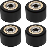 Be In Your Mind 4pcs Pinch Roller Wheel Bearing Brass Paper Pressing Wheel for Cutting Machine Compatible with Roland Compatible with GCC 4x11x16mm