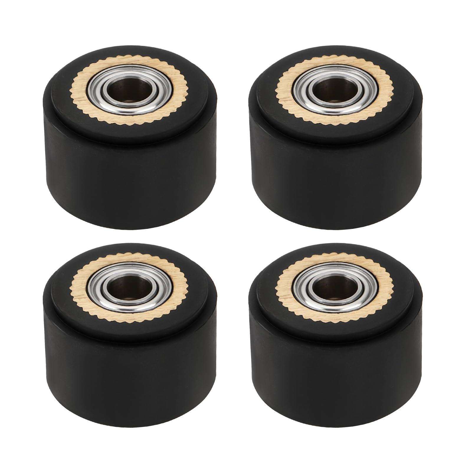 Be In Your Mind 4pcs Pinch Roller Wheel Bearing Brass Paper Pressing Wheel for Cutting Machine Compatible with Roland Compatible with GCC 4x11x16mm