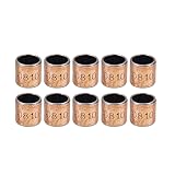 OKIl Machifit 10pcs 8x10x10mm Ball Bearing Bushing