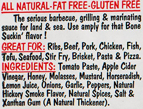 Bone Suckin fords Gourmet Foods Bbq Sauce, 16 Oz