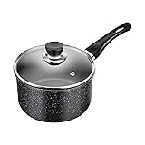 Vumdua Sauce Pan with Lid, 1Qt & 2Qt & 3Qt Sauce