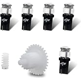 HERCOO Speedometer Odometer Gear Repair Kit New Speedo Gear Cluster Bule LED Light Bulbs for Dash Instrument Gauge Compatible with Ford Mustang 1994 1995 1996 1997 1998