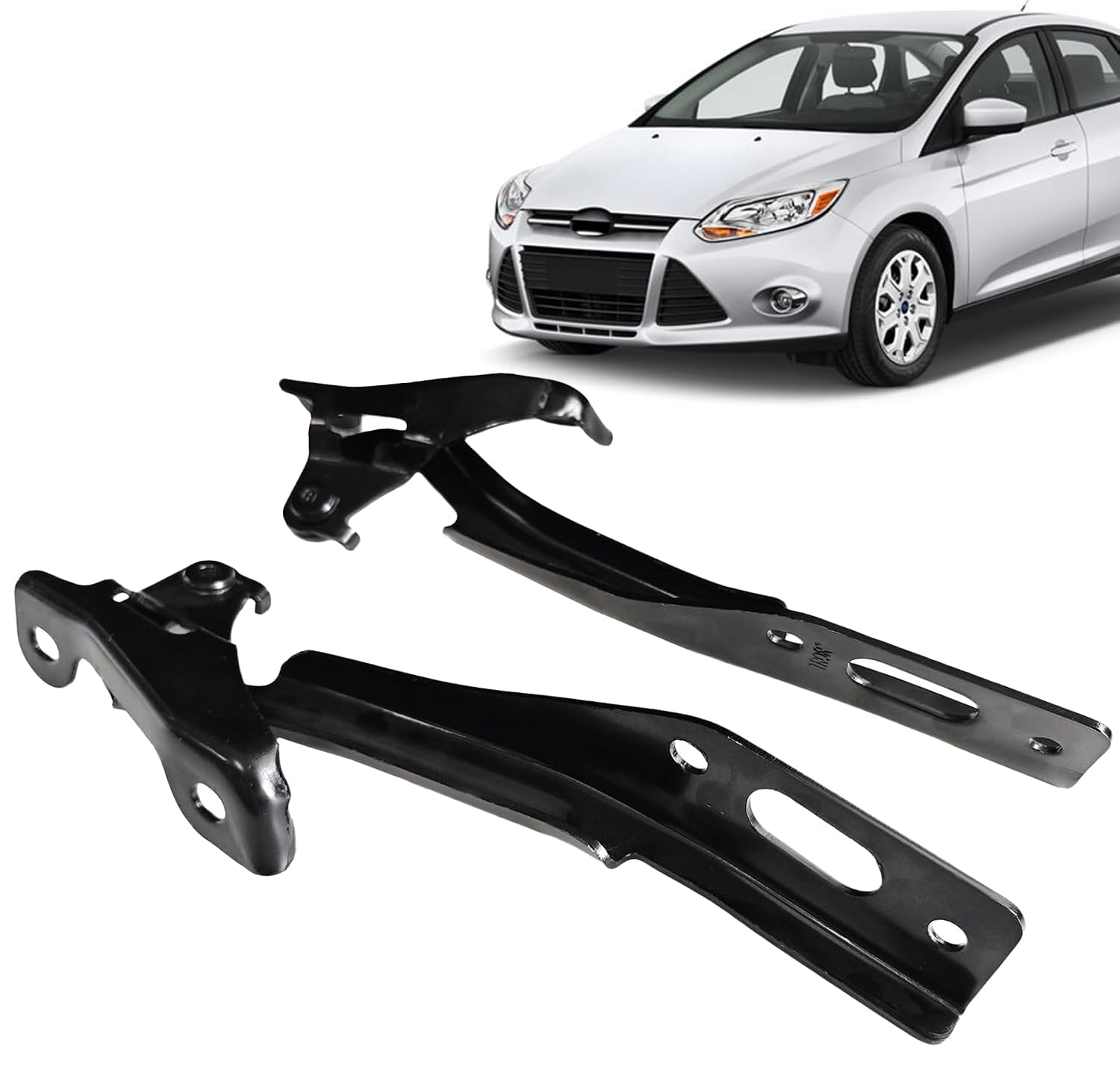 Photo 1 of XUKEY 2pcs Hood Hinge Set for Honda Civic 2012-2015 Front Left/Right Driver and Passenger Side HO1236127 HO1236128 60120TR0A00ZZ 60170TR0A00ZZ