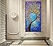 BACCOW -- 3D Blossom Trees Handmade Abstract Wall Art Landscape Oil Paintings Canvas with Frames