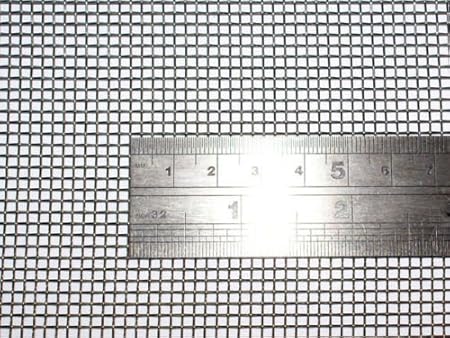 Geflochtenem Draht 10 Mesh 60 cm x100 cm x2 mm grob, Gaze Edelstahl 304L 61% Offene Bereich
