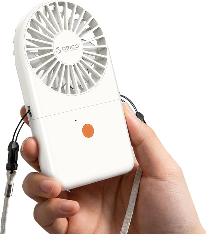 ReFAN Ventilador de Cuello Portátil, Blanco