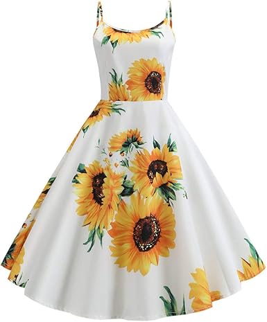 sunflower dress white