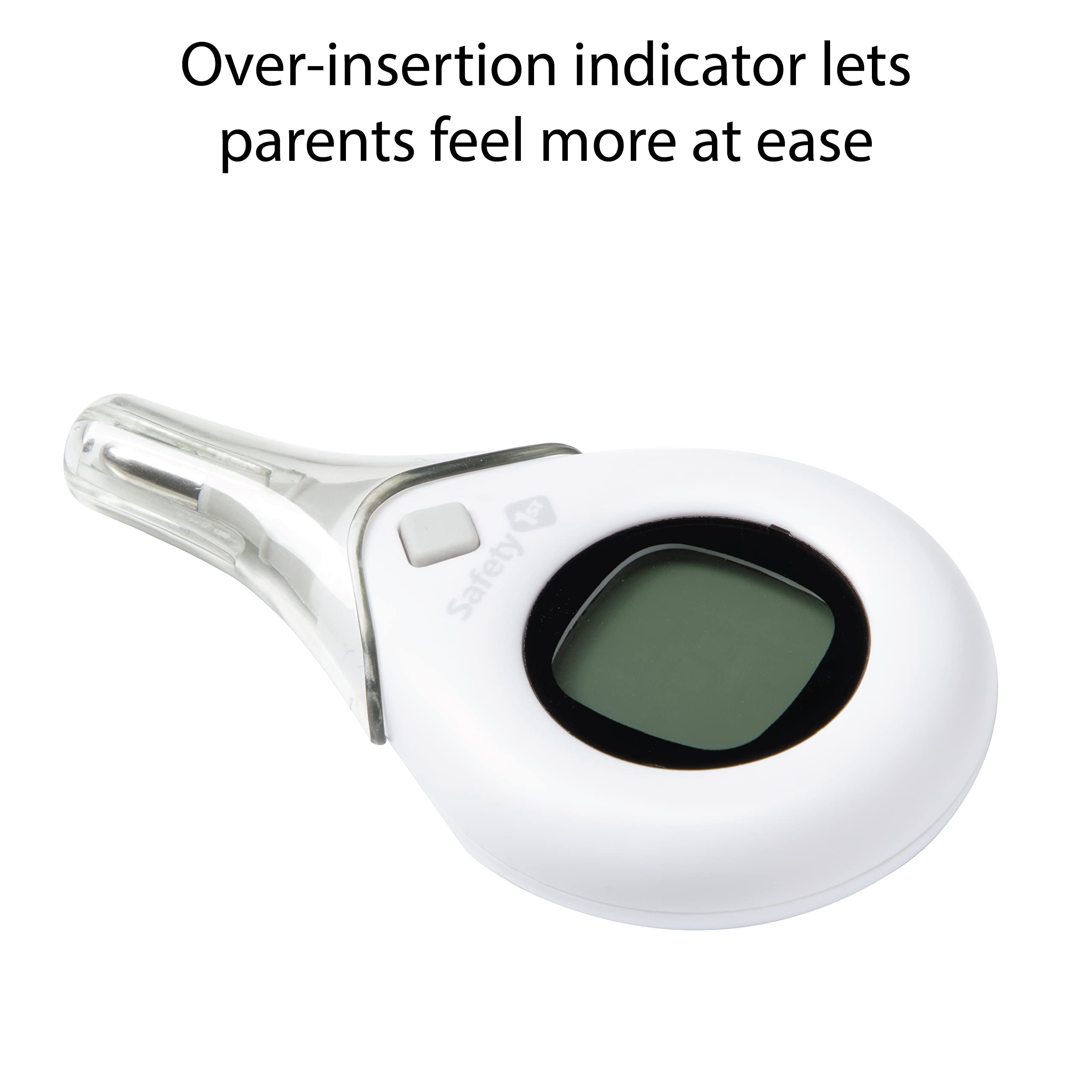Safety 1st 5 Second Read Rectal Thermometer, Quick, Accurate Reading in just 5 Seconds, Grey