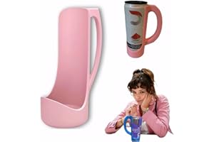 LEIAIRUI Slim Can Holder 12 Oz With Handle, 3d Printed Reusable Beverage Grip For Beer, Suitable For A Variety Of 12 Oz Canned Beverages And Beer (pink)