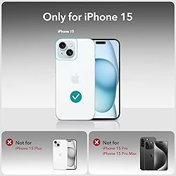 ESR 3+2 Pack for iPhone 15 Plus Screen Protector, 3