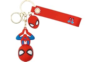 Amolaliz Cute Keychain for Boys and Girls, Cartoon Keychains Accessories Keyring Key Wristlet Backpack Key Chain Car Charms