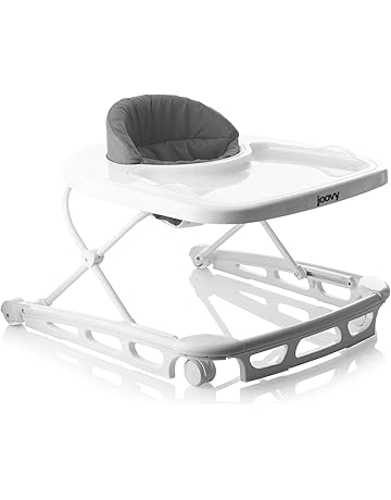 Joovy Spoon Walker, Adjustable Baby Walker, Activity Center, Charcoal
