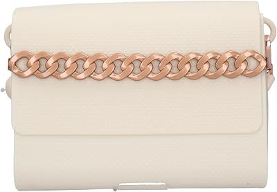 - Casual Bag, Borsa in Silicone da Donna con Catenella da Polso e Tracolla Regolabile, Elegante, Chiusura di Sicurezza, Resistente all’Acqua