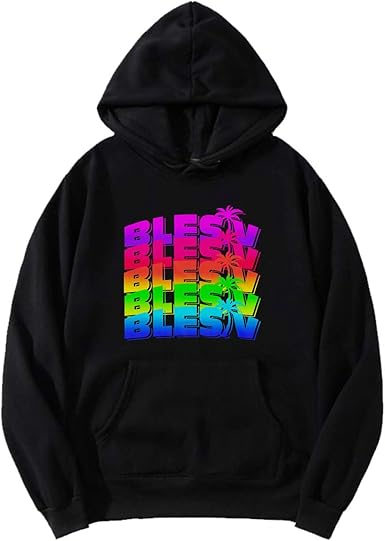 blesiv merch white hoodie