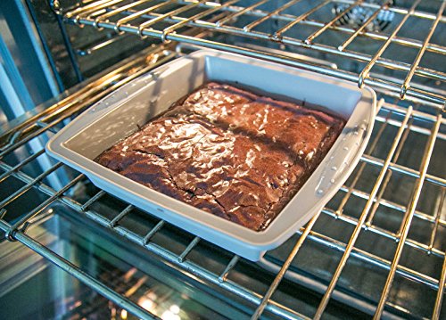 Internet's Best Silicone Square Cake Mold - Non-Stick Baking Pan - Cake Bakeware - BPA Free - Thumbnail 7