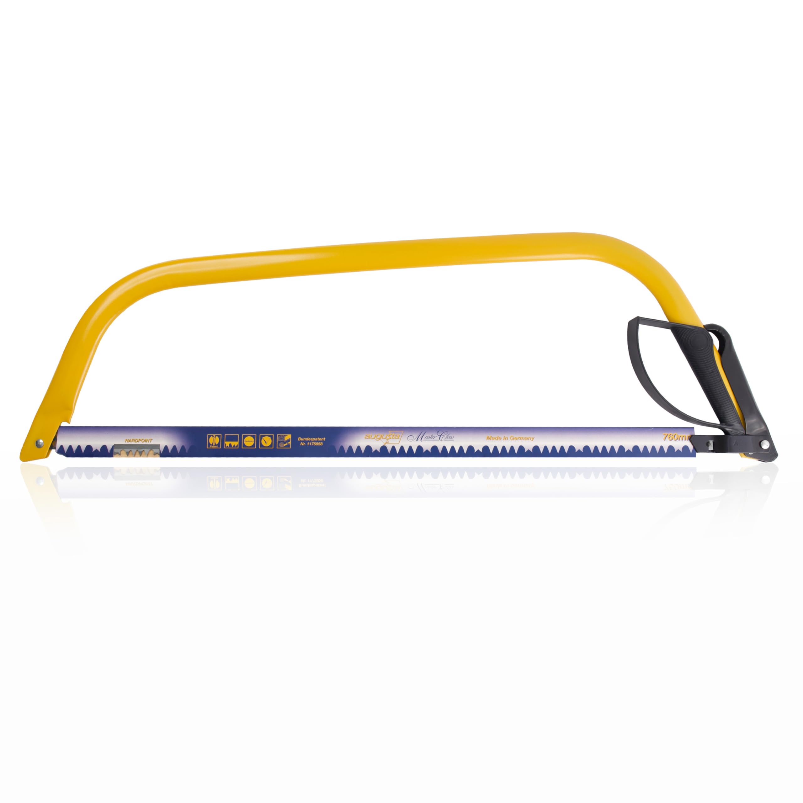 Augusta-Heckenrose Hacksaw 760 mm - Sturdy Saw with Quick-Release Lever - Pruning Saw with Hardened planing Teeth for Dry and Damp Wood - Hand & Knuckle Protection