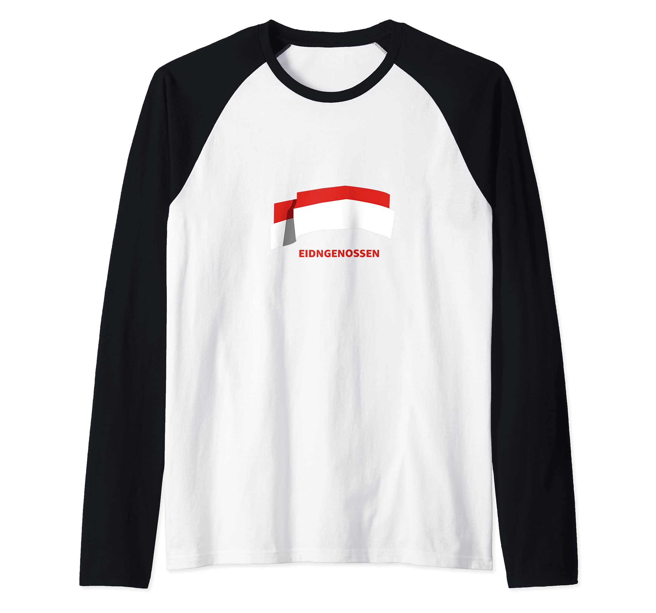 Flag Swiss Raglan Baseball Tee