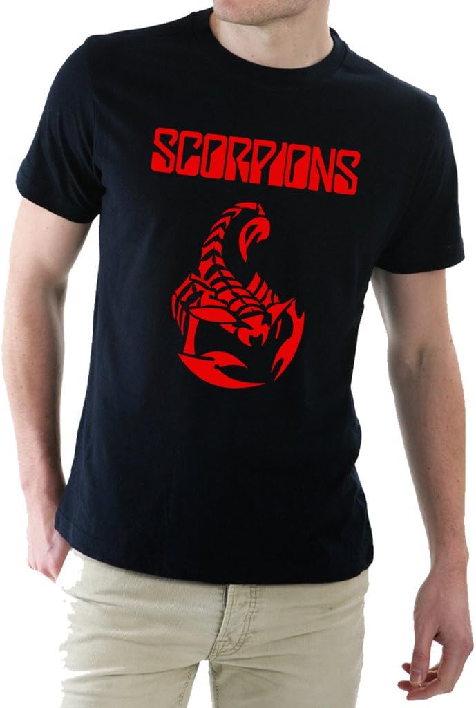 Scorpions Rock Heavy Metal Band Red Logo Men's T-Shirt
