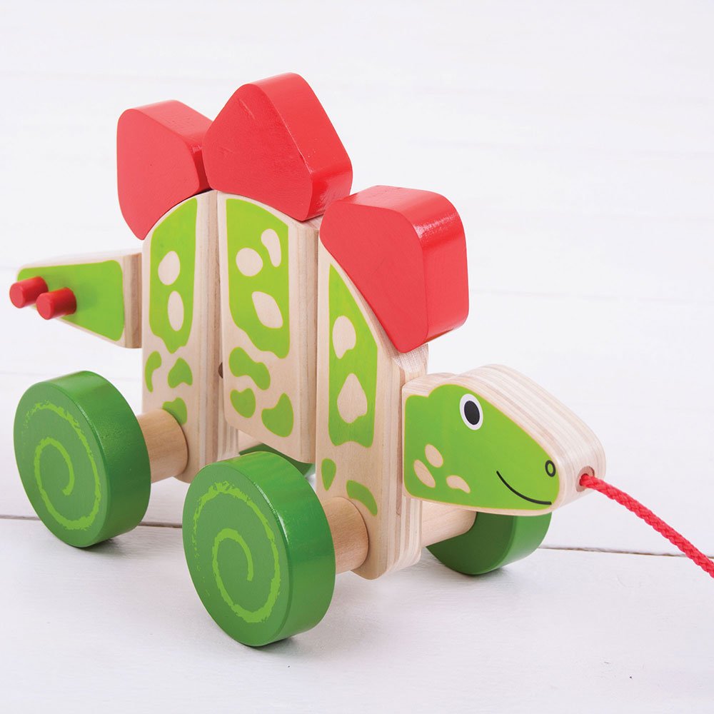 dinosaur pull along toy
