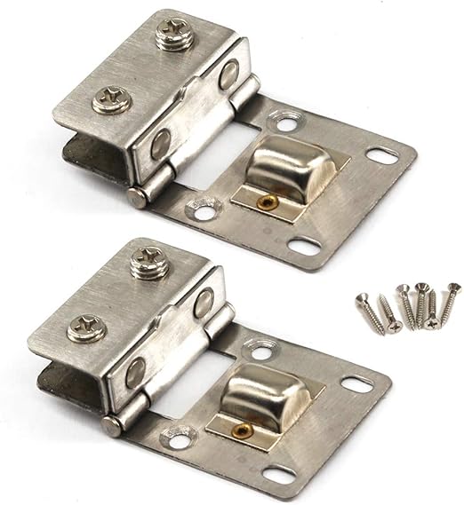 2pcs 90 Degree Glass Door Pivot Hinge Kit Zinc Alloy Shower Hinge Clamp