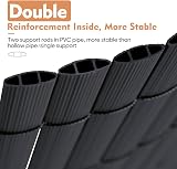 Sekey PVC Privacy Screen 100 x 300 cm Anthracite Double Reinforced Weatherproof view 2