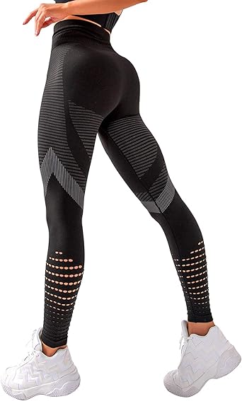 black high waisted gym leggings