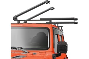 JOYTUTUS Universal Ski & &Snowboard Rack for Car Roof with Sliding Extension, Lockable Ski Rack for Car Roof Fits 6-Pair Skis / 4 Snowboards, Crab Mounting for Square/Aero/Oval Cross Bar