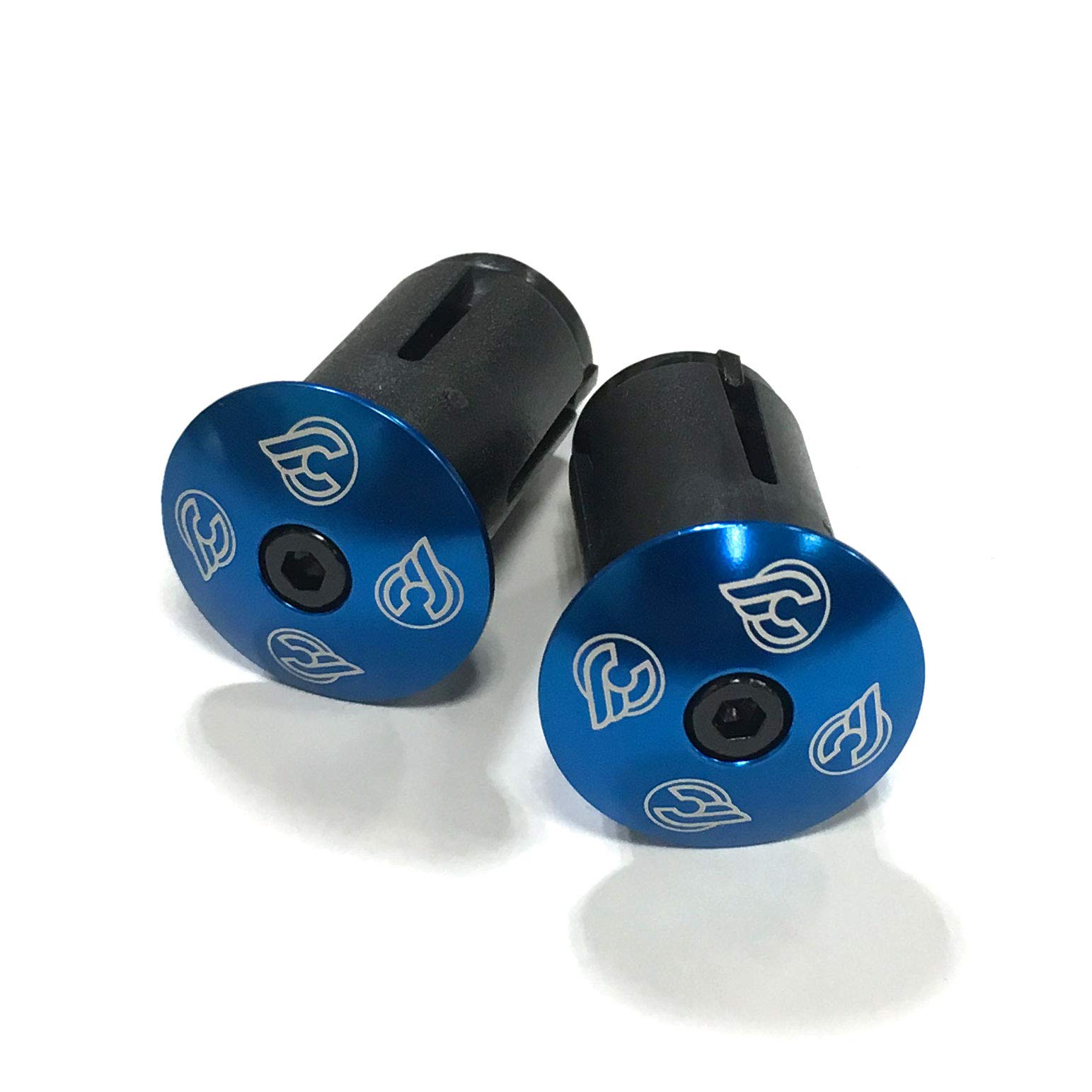 Cinelli Bar End Expander Plugs, Blue, Universal