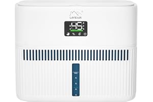 LAVIEAIR Smart Evaporative Humidifiers for Bedroom, Living Room, Nursery, Large Room up to 300 ft², 5L Tank, Max 48H Runtime,