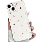 Lovmooful for iPhone 13 Case Cute Cherry Design-Double Red Cherries | Compatible for iPhone 13 Case,Aesthetic,for Girls Women,Soft TPU,Shockproof,More Protective,Girly