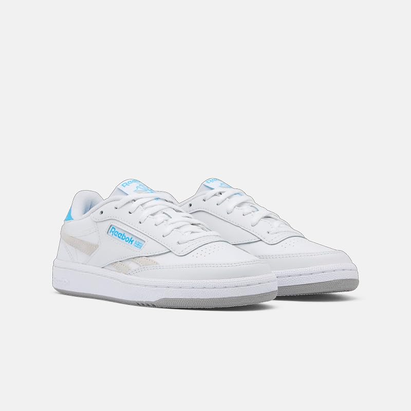 Club C Revenge Fille Sneaker, Ftwrwhite Barelygrey Semifuturecyan, 35 EU — photo 5 sur 8