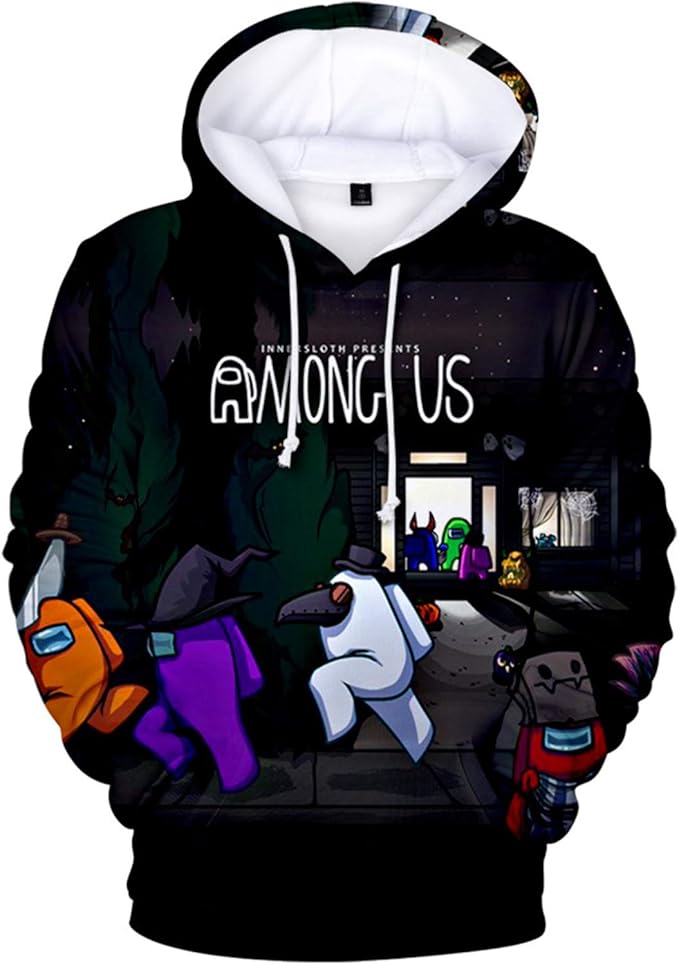 Among Us Games Unisex 3D Printed Hoodies Pullover Sweatshirts With