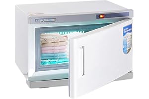 BEI CHENG 16L Hot Electric Towel Warmer and Steamer For Salon Spa Massage Tool Ozone Cabinet 250W, 30-40pcs Capacity Removable Tray