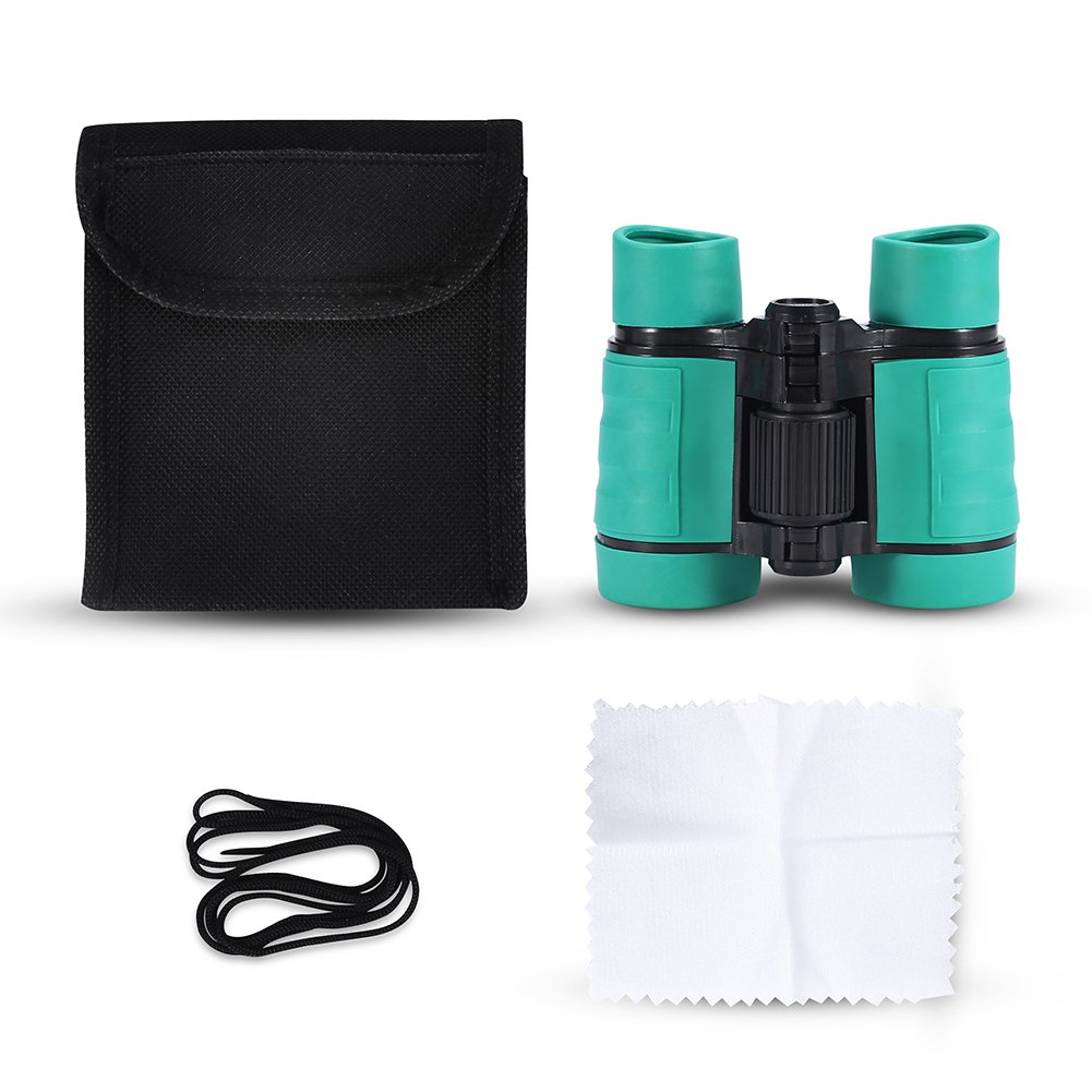 VGEBY1 Kids Telescope - Kids Binoculars for Outside or Yard - 2019 Boys and Girls - Ideal for Bird Watching, Learning, Hunting, Theatres - 2 Colours (Green)