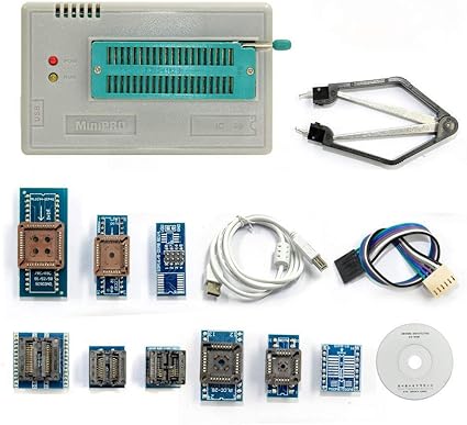 Pic Programmeur Tl866 A Programmateur 10 Adaptateurs Speed Tl866 Avr Pic Bios 51 Mcu Flash Erasable Programmable Read Only Memory Programmateur Amazon Fr Informatique