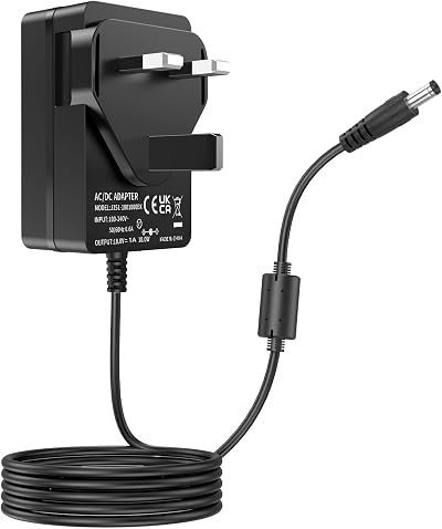 TKDY 18V 1A Guitar Pedal Power Supply Center Negative Plug
