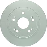 BOSCH 26011451 QuietCast Premium Disc Brake Rotor - Rear, 282mm (Single) | Compatible with Select Acura ILX, TSX; Honda Accord, HR-V