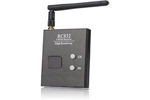 AKK 5.8G RC832 Mini FPV Receiver Double-Screen Display for FPV Quadcopter Drone