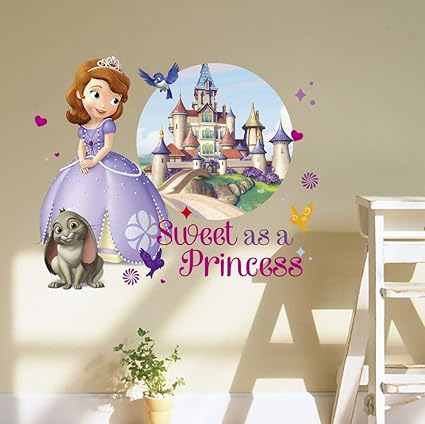 Princesses Stickers Muraux Princesses Disney Chambre Denfants Stickers Mural Enfant Fille Chambre Bebe Wall Sticker Kids Autocollants Princesse Accessoires Et Decorations La Chambre De Bebe Schoolofbabywearing Com