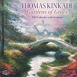 Thomas Kinkade Gardens of Grace with Scripture: 2012 Wall Calendar by 
