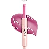 SELF BEAUTY Veganize Collagen Lip Glass Balm | Hydrating Lip Balm in 9 Vibrant Colors | Moisturizing Lip Care Infused with Collagen Jelly Magic | No Animal Trial Lip Balm 0.06 oz (#7 Pale Petal)